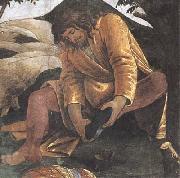 Sandro Botticelli Trials of Moses oil